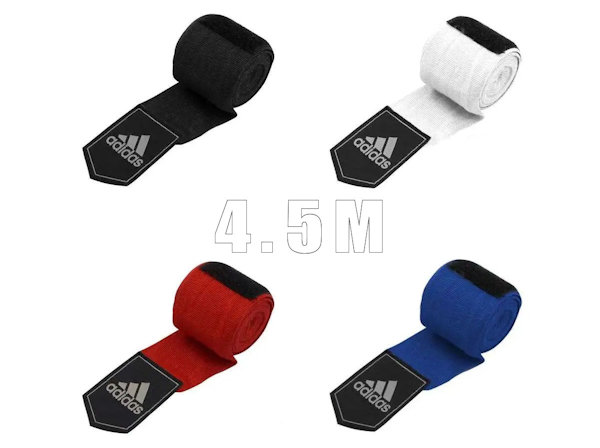 Adidas 4.5m Long Cotton Mix Stretchable Hand Wraps IBA Approved